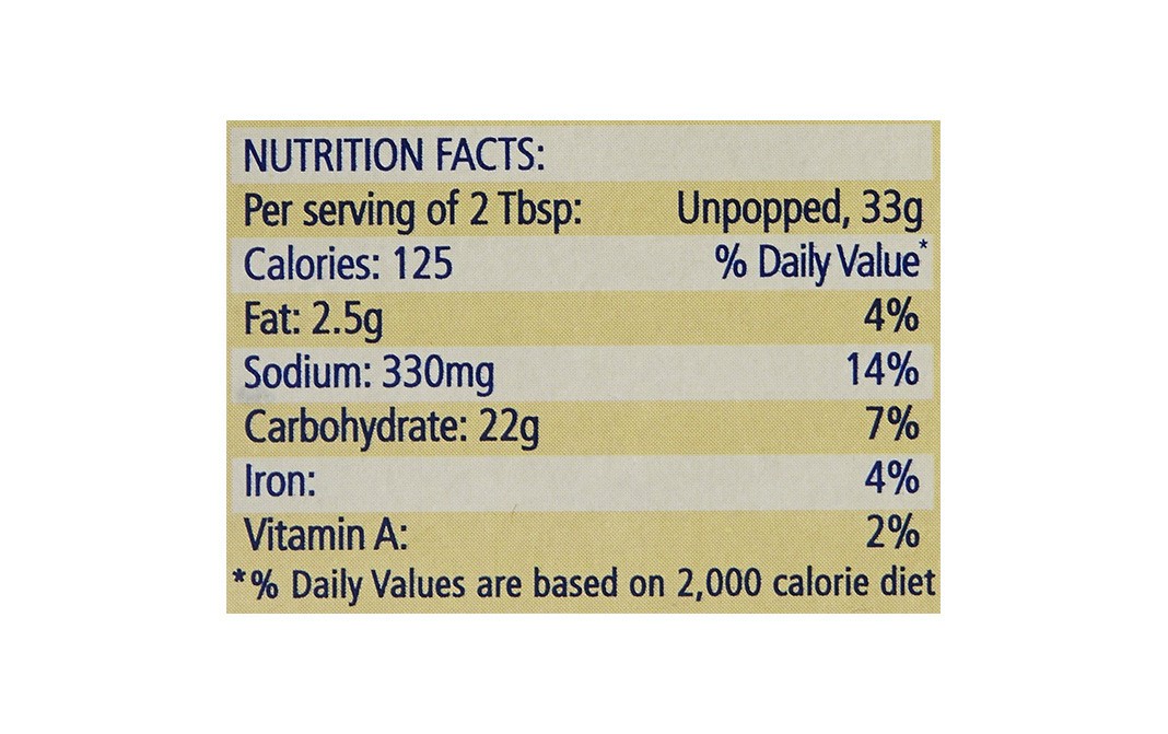 American Garden Popcorn Butter Lite   Box  240 grams